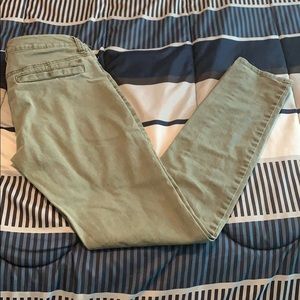 Olive Green American Eagle Skinny Jeans